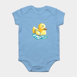 Kawaii Cute Bath Rubber Duck Baby Bodysuit